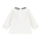 Baby Girls Ivory and Grey 2 Piece Babygrow, 1, hi-res