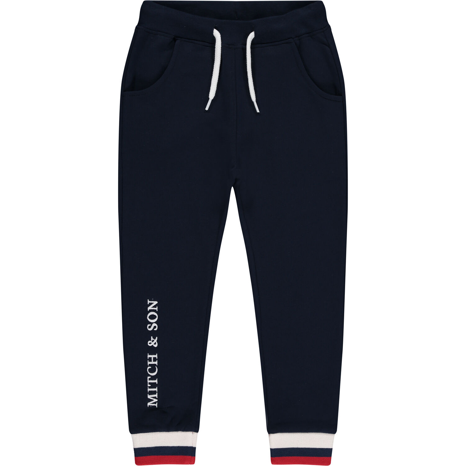 Boys Navy & Red Logo Tracksuit, 1, hi-res image number null