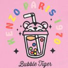 Girls Pink Bubble Tiger T-Shirt, 1, hi-res