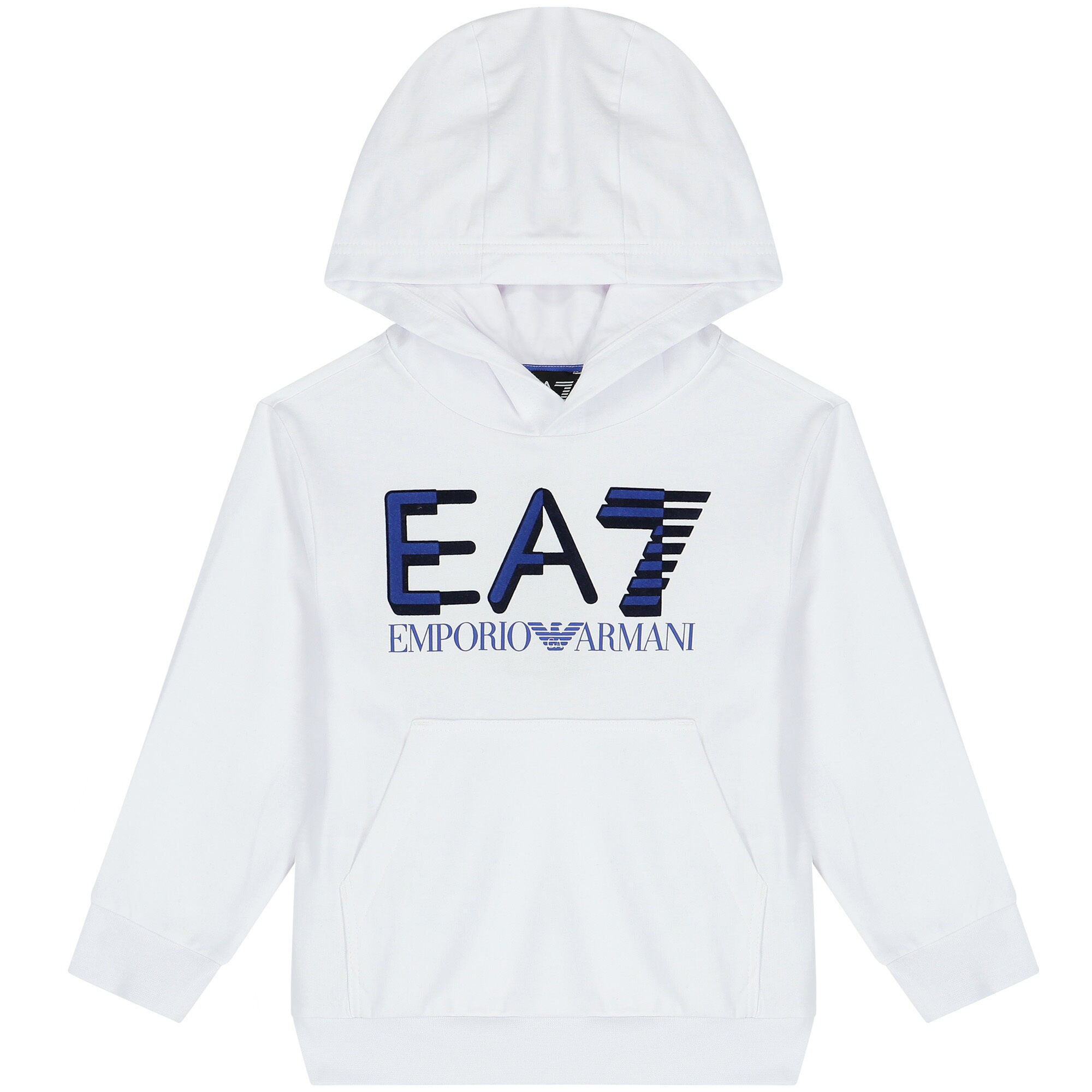 Armani hoodie white deals