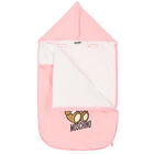 Pink Teddy Bear Logo Baby Nest, 5, hi-res