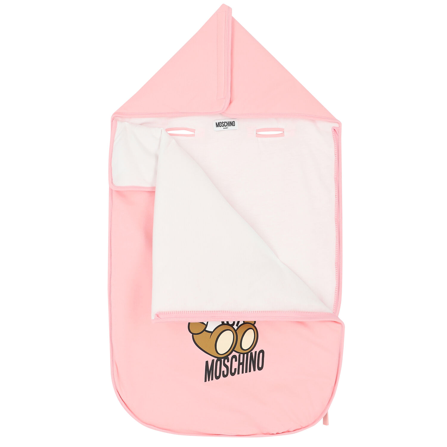 Pink Teddy Bear Logo Baby Nest, 5, hi-res