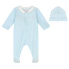 Baby Boys Blue Babygrow Set, 1, hi-res