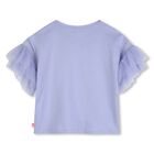 Girls Purple Sequin Tulle T-Shirt, 1, hi-res