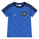 Younger Blue Logo Shorts Set, 1, hi-res