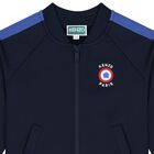 Navy Blue Logo Zip Up Top, 1, hi-res