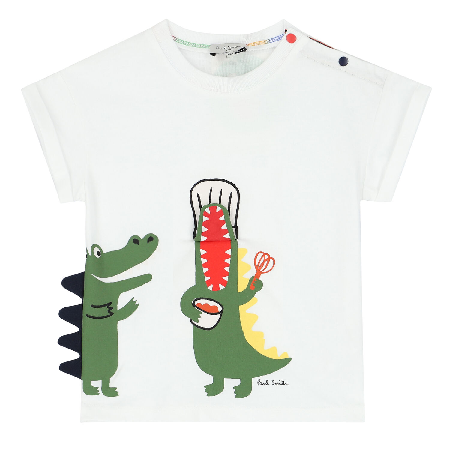 Younger Boys White & Navy Shorts Set, 1, hi-res
