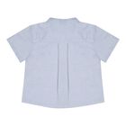 Baby Boys Blue Logo Shorts Set, 1, hi-res