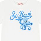 Boys White Cotton Logo T-Shirt, 1, hi-res