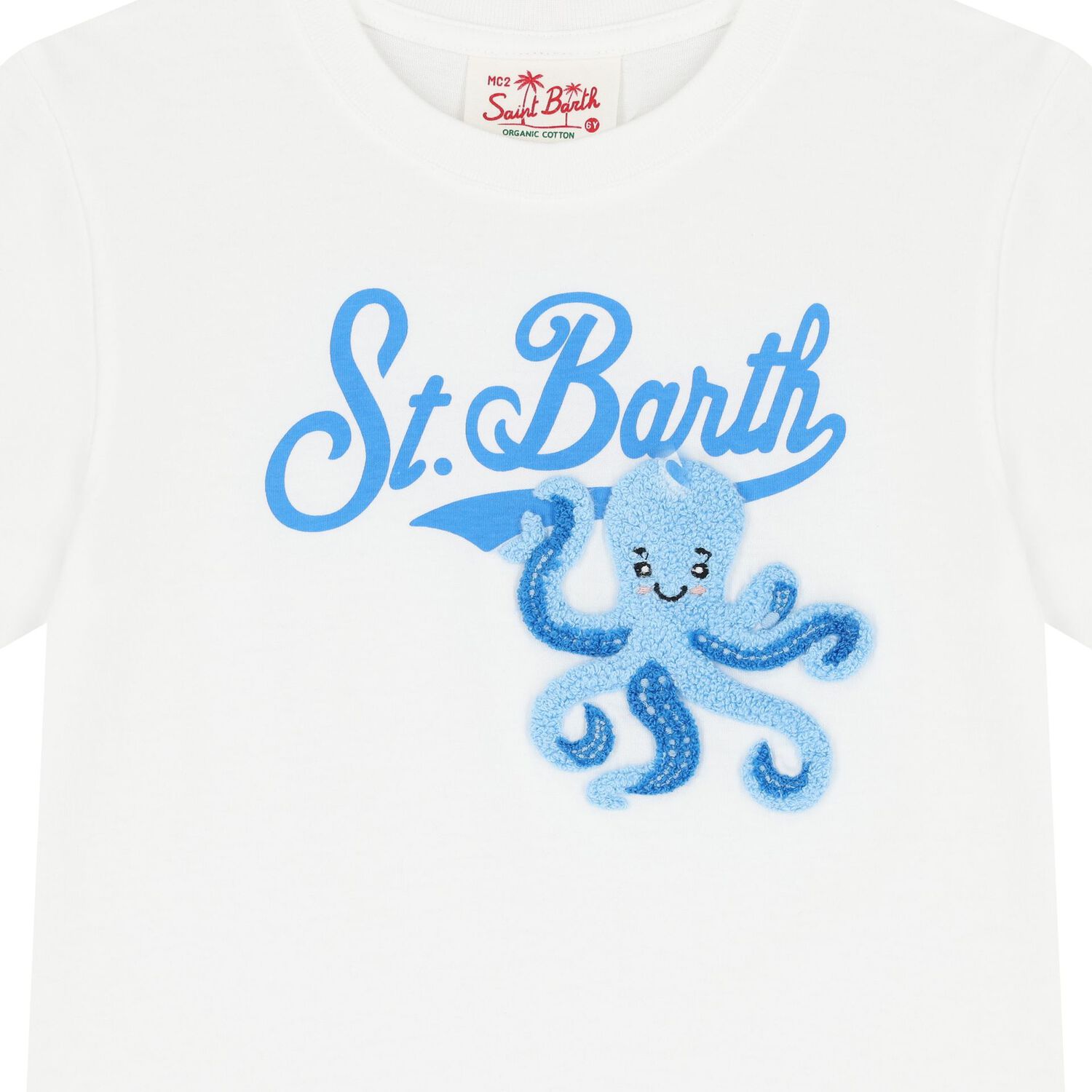 Boys White Cotton Logo T-Shirt, 1, hi-res image number null