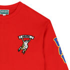 Boys Red Logo & Frog Long Sleeve Top, 1, hi-res
