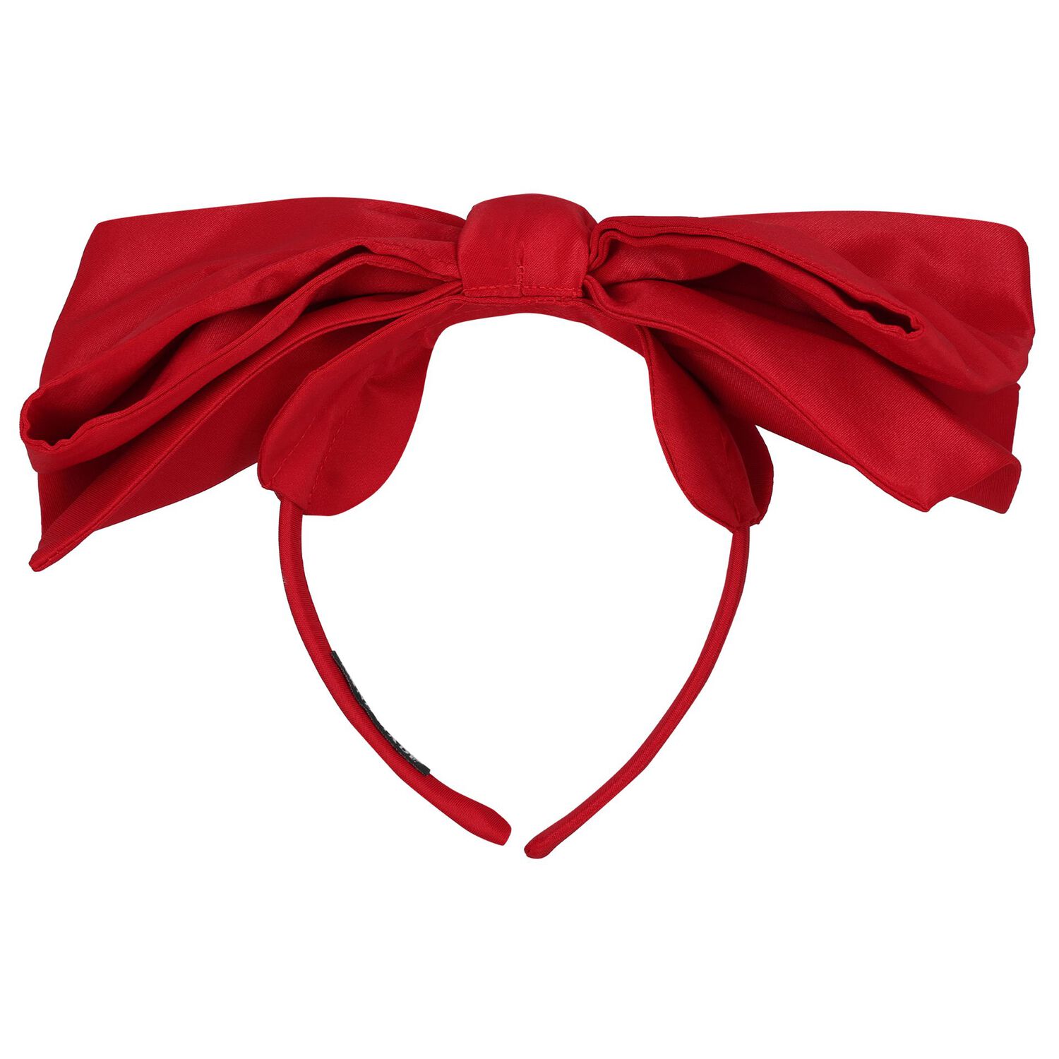 Girls Red Bow Headband, 1, hi-res