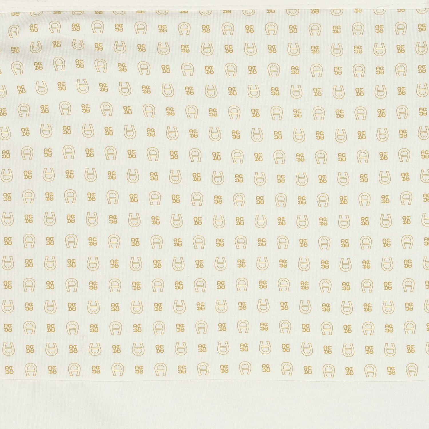 Ivory & Gold Logo Baby Blanket, 1, hi-res