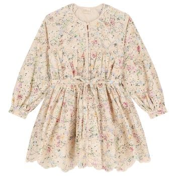 Girls Pink Everlee Sleeve Dress
