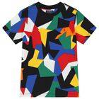 Boys Multi-Coloured Logo T-Shirt, 1, hi-res