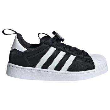 Black & White Comfort Closure Superstar Trainers