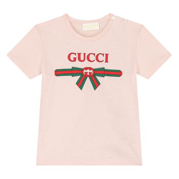 Younger Girls Pink Logo T-Shirt