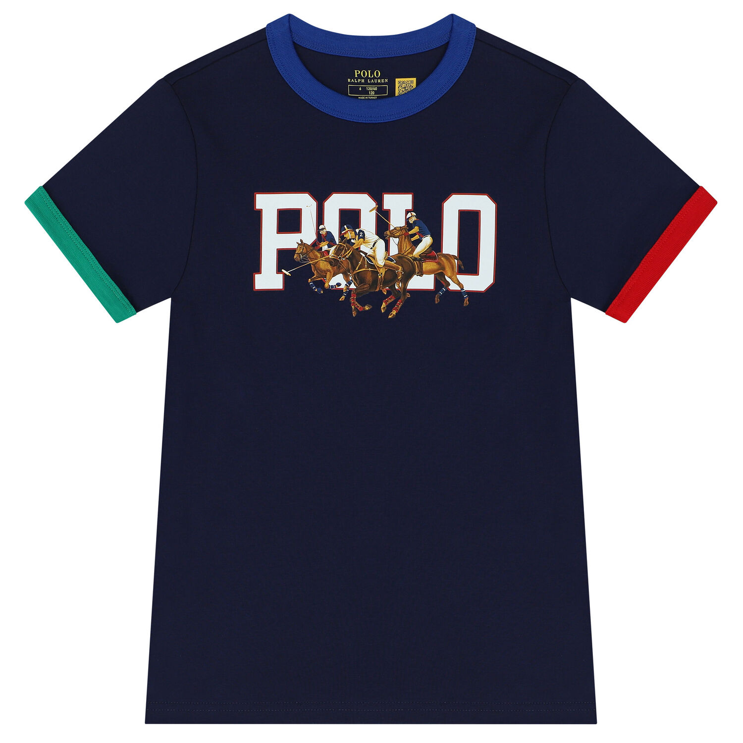 Boys Navy Blue Logo T-Shirt, 2, hi-res image number null