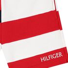 Boys Red & White Stripe Shorts, 1, hi-res