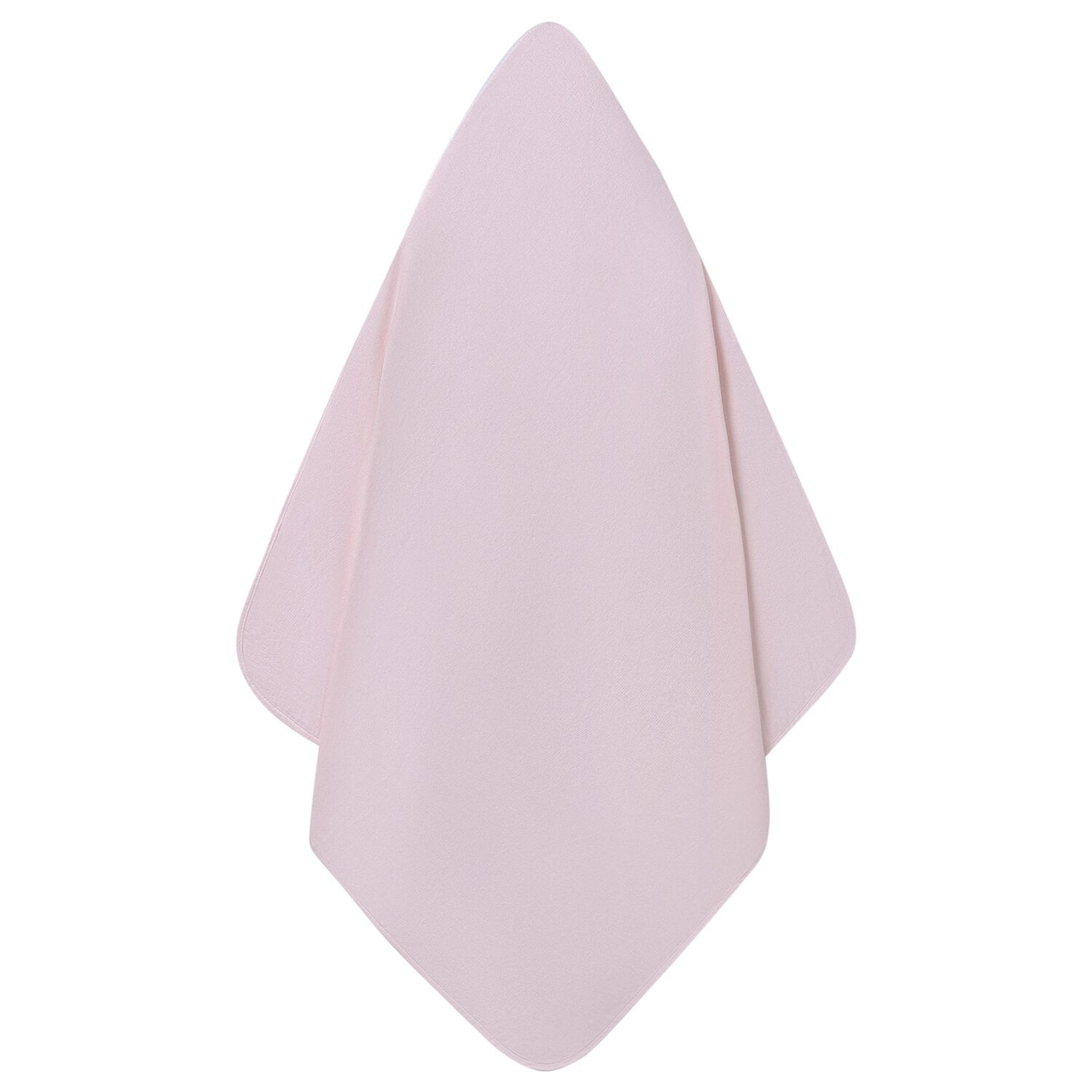 Baby Girls Pink Bow Hooded Towel, 2, hi-res