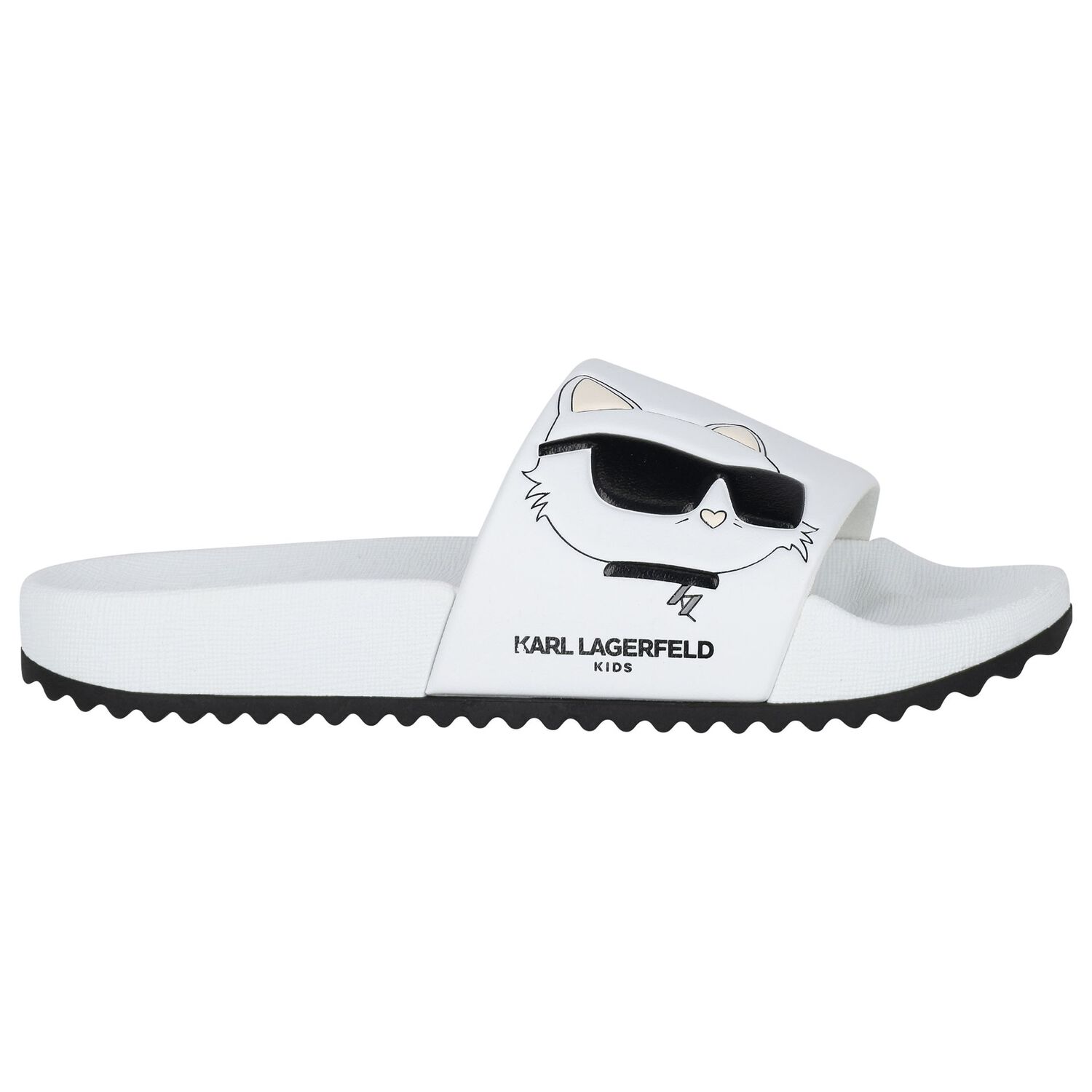 Girls White Choupette Sliders, 1, hi-res image number null