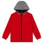 Boys Red & Grey Tracksuit, 1, hi-res