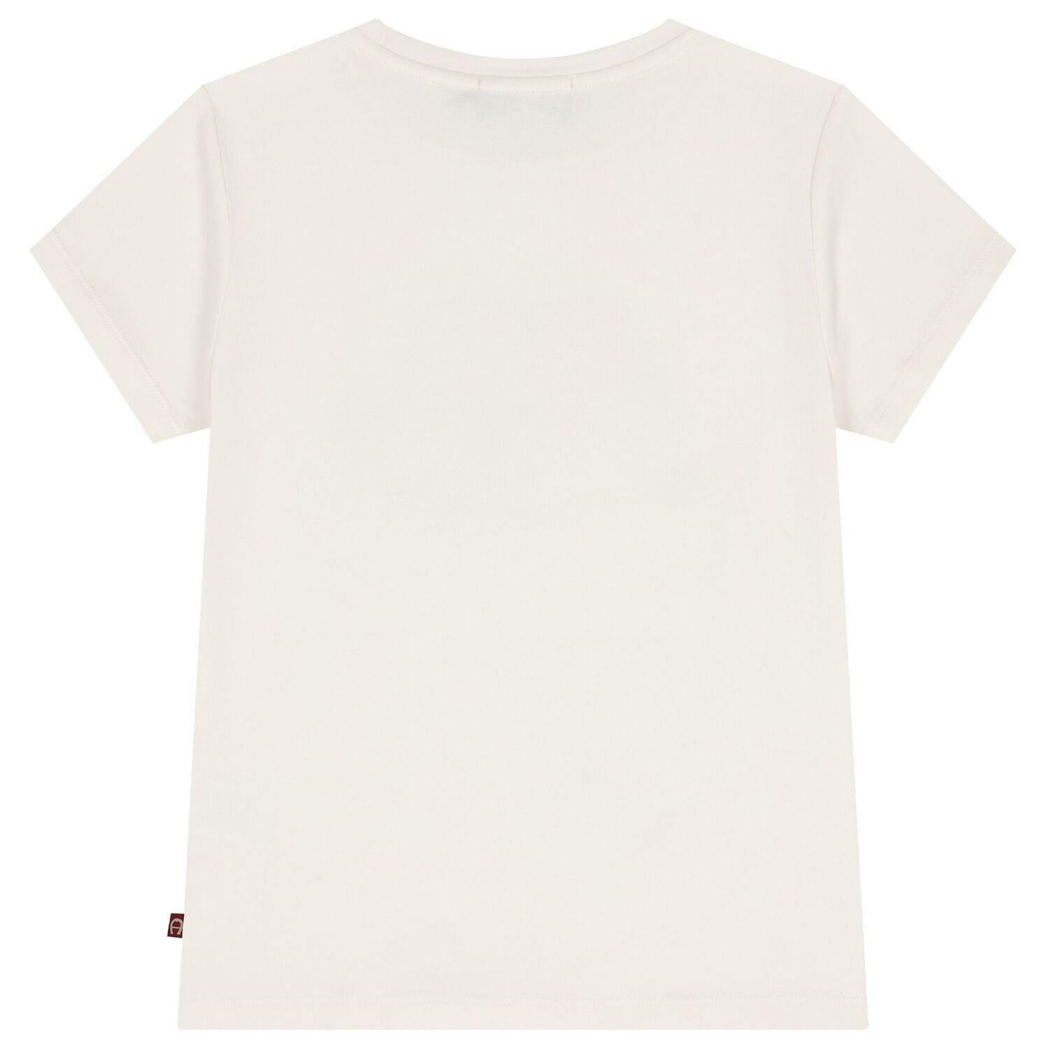 Girls Ivory Heart Bag T-Shirt, 1, hi-res