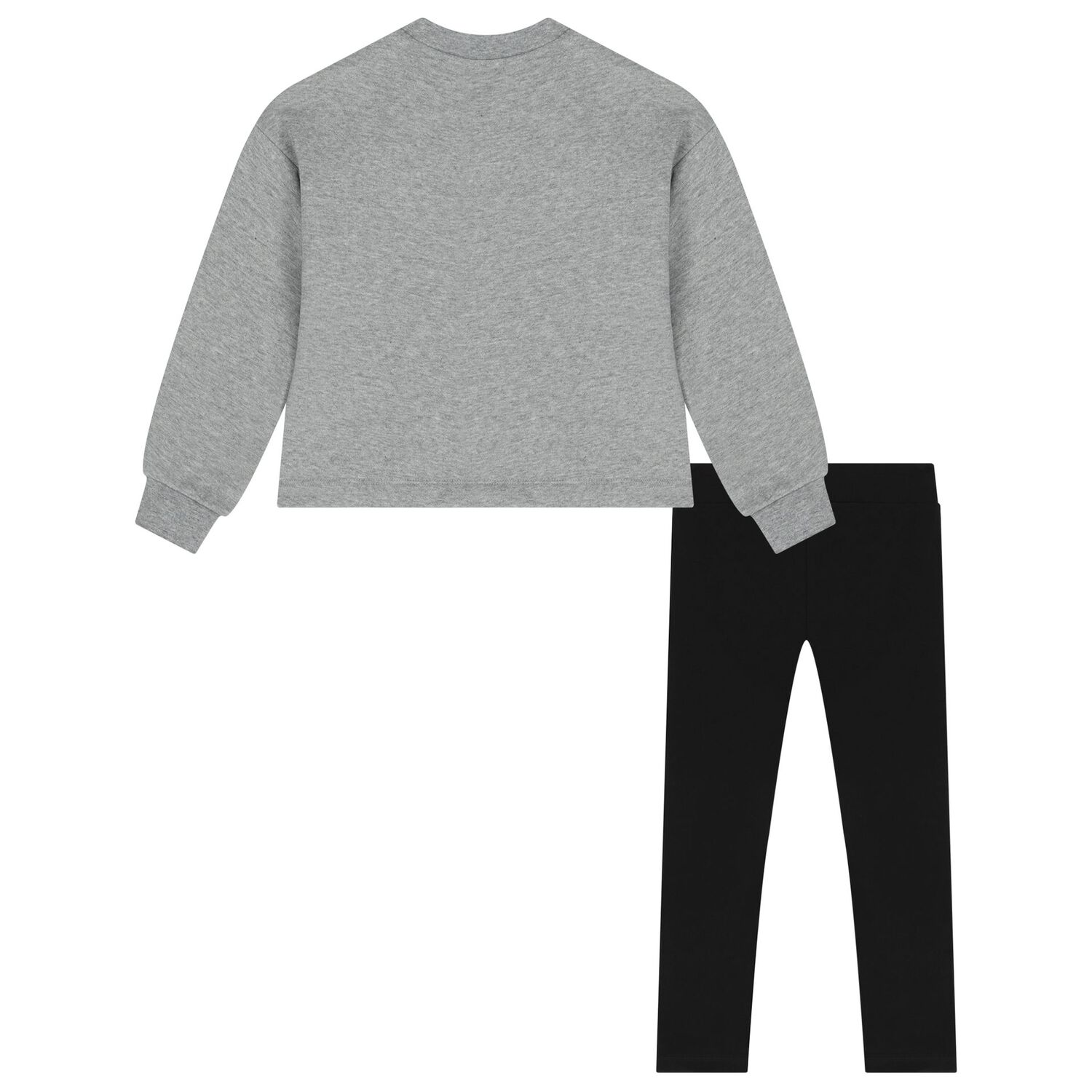 Girls Grey & Black Leggings set, 1, hi-res