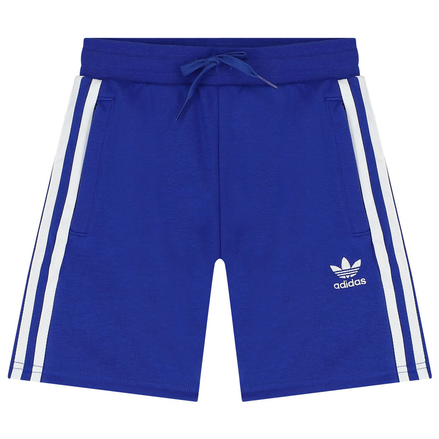 White & Blue Disney Logo Shorts Set, 1, hi-res image number null