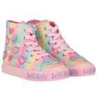 Girls Rainbow Logo Trainers, 1, hi-res