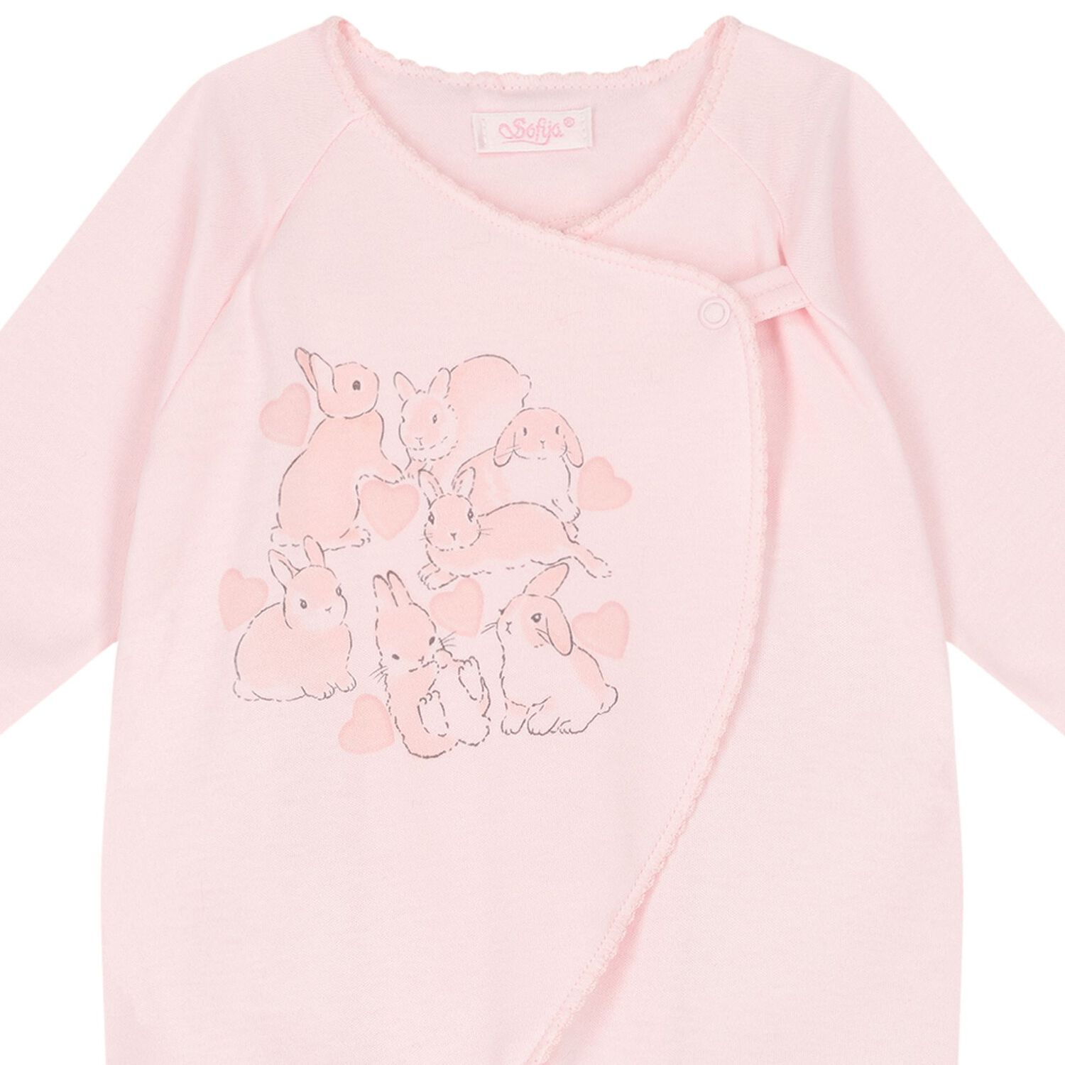 Baby Girls Pink Bunny Babygrow Gift Set, 1, hi-res image number null