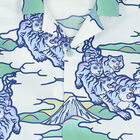 Boys White & Blue Tiger Poplin Shirt, 1, hi-res
