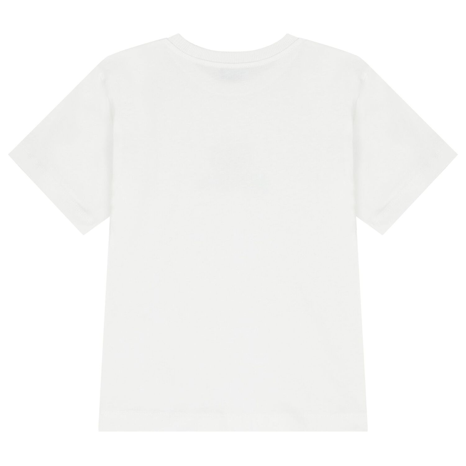 White Teddy Bear Logo Long Sleeve Top, 1, hi-res