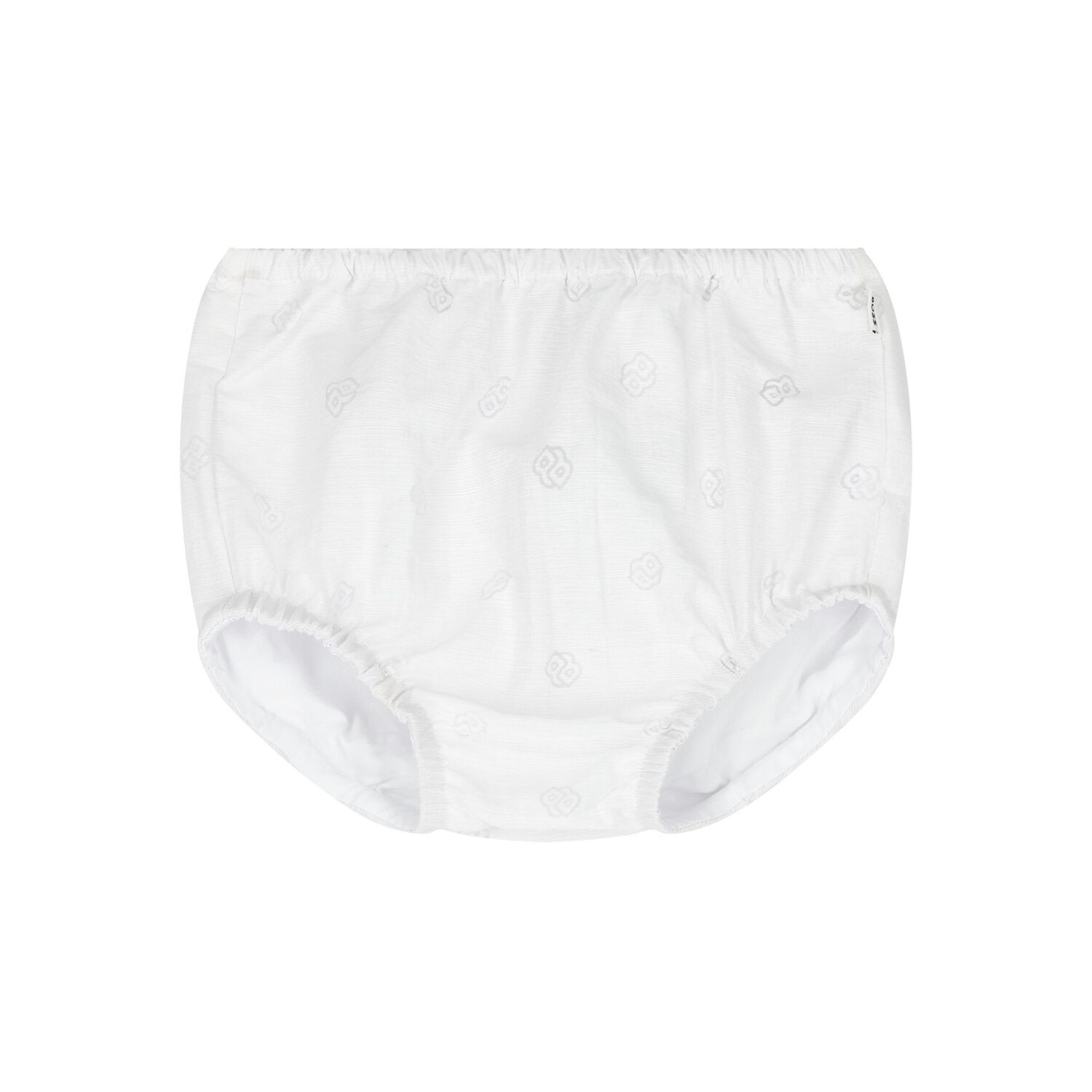 Baby Girls White Logo Dress Set, 1, hi-res