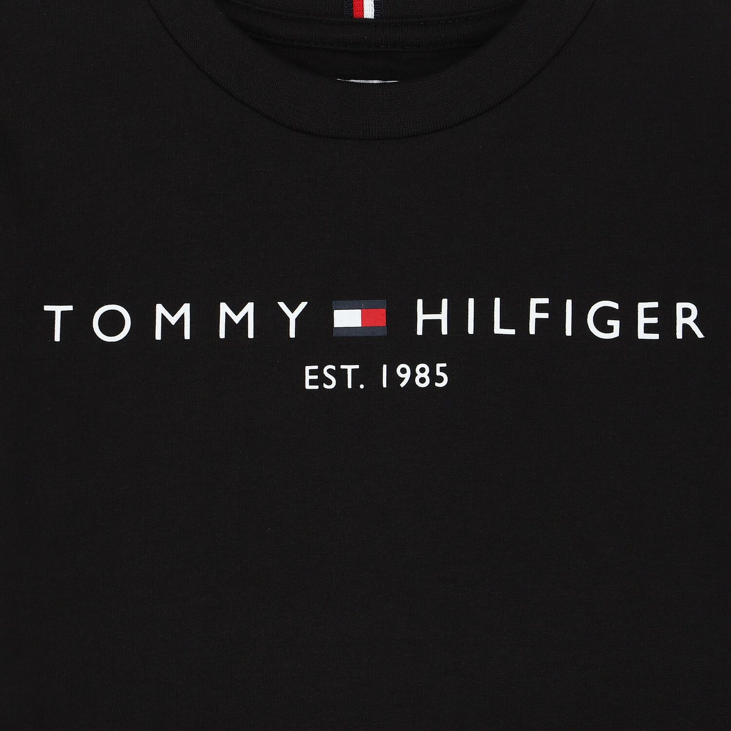 Black Logo Long Sleeve Top, 4, hi-res