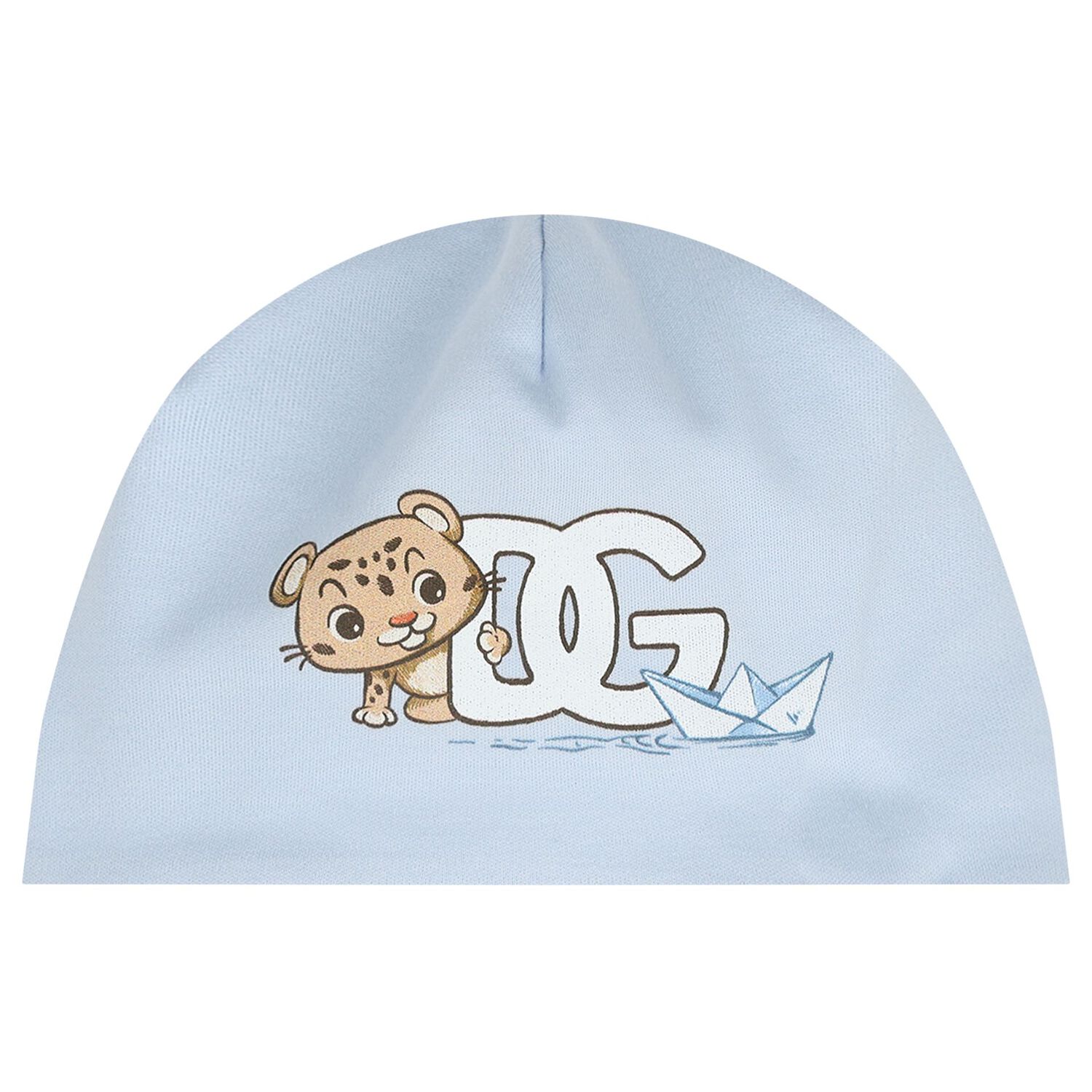 Baby Boys White & Blue Leopard Babygrow Gift Set, 1, hi-res