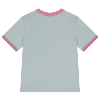  Girls Green Bird Logo T-Shirt