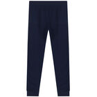 Boys Navy Logo Joggers, 1, hi-res