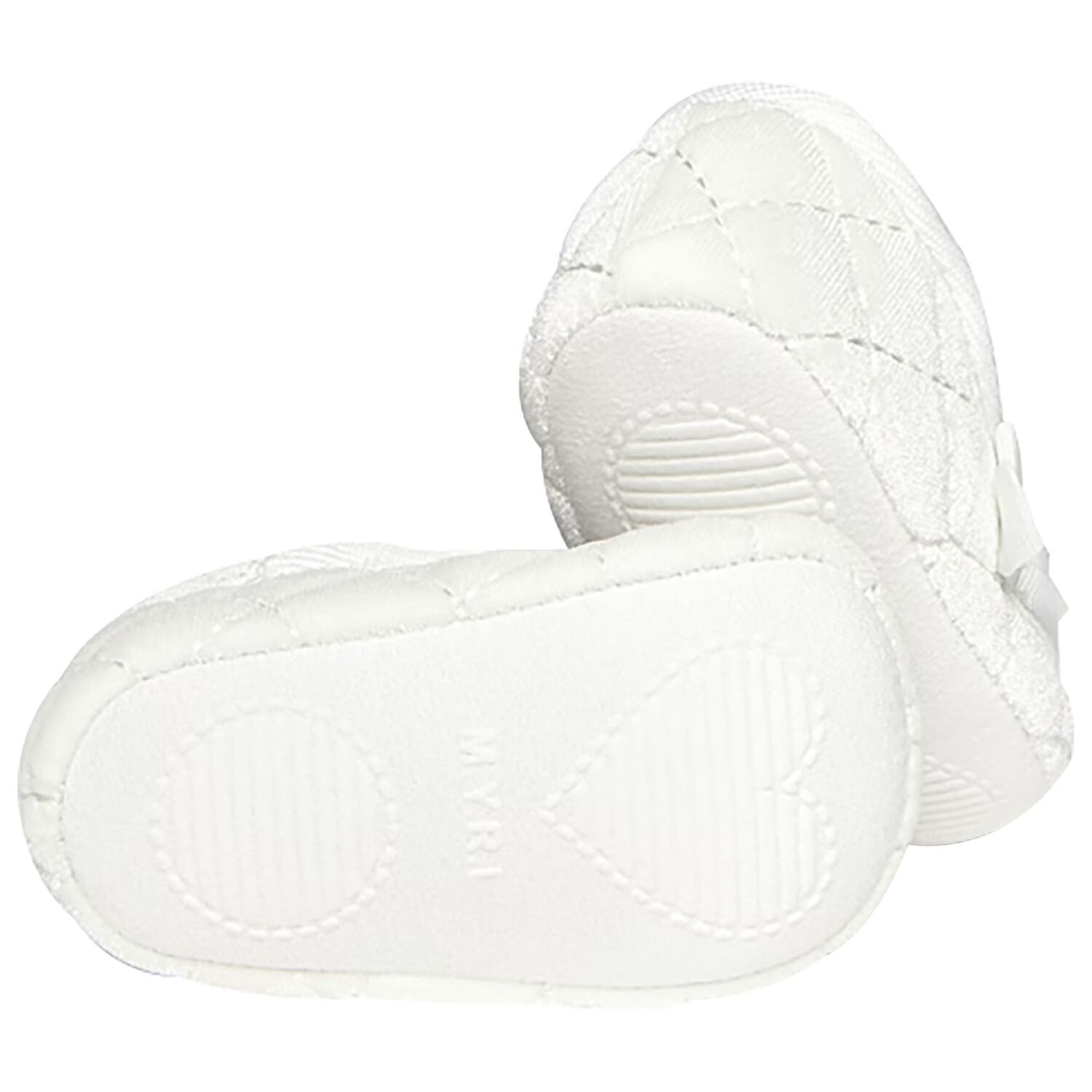 Baby Girls White Velvet Pre Walker Shoes, 1, hi-res image number null
