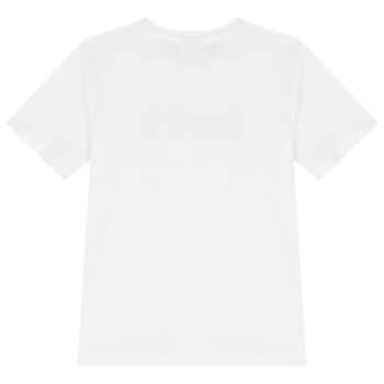 Boys White Logo T-Shirt