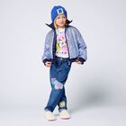 Girls Ivory Pony Long Sleeve Top, 1, hi-res