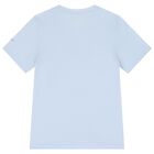 Boys Blue Logo Shorts Set, 1, hi-res
