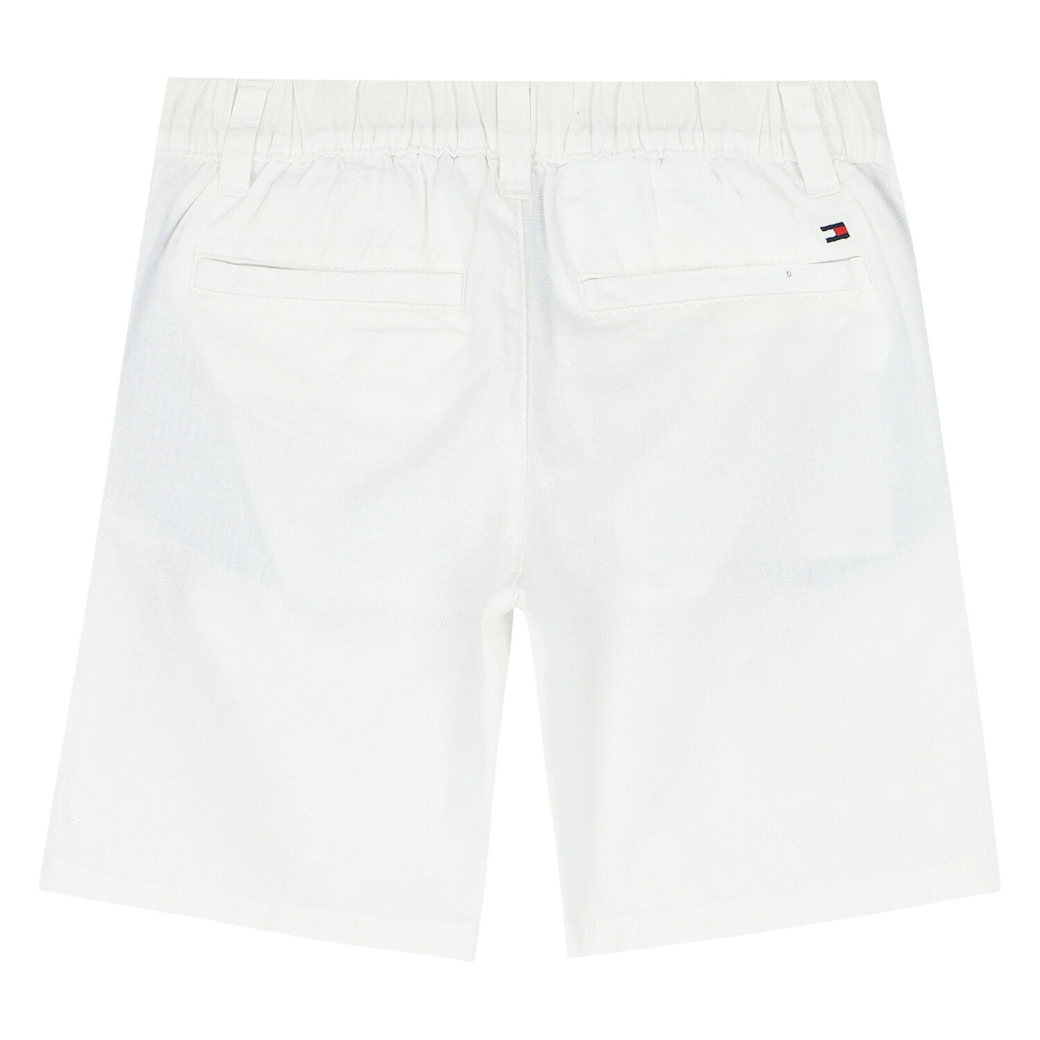 Boys White Logo Shorts, 1, hi-res