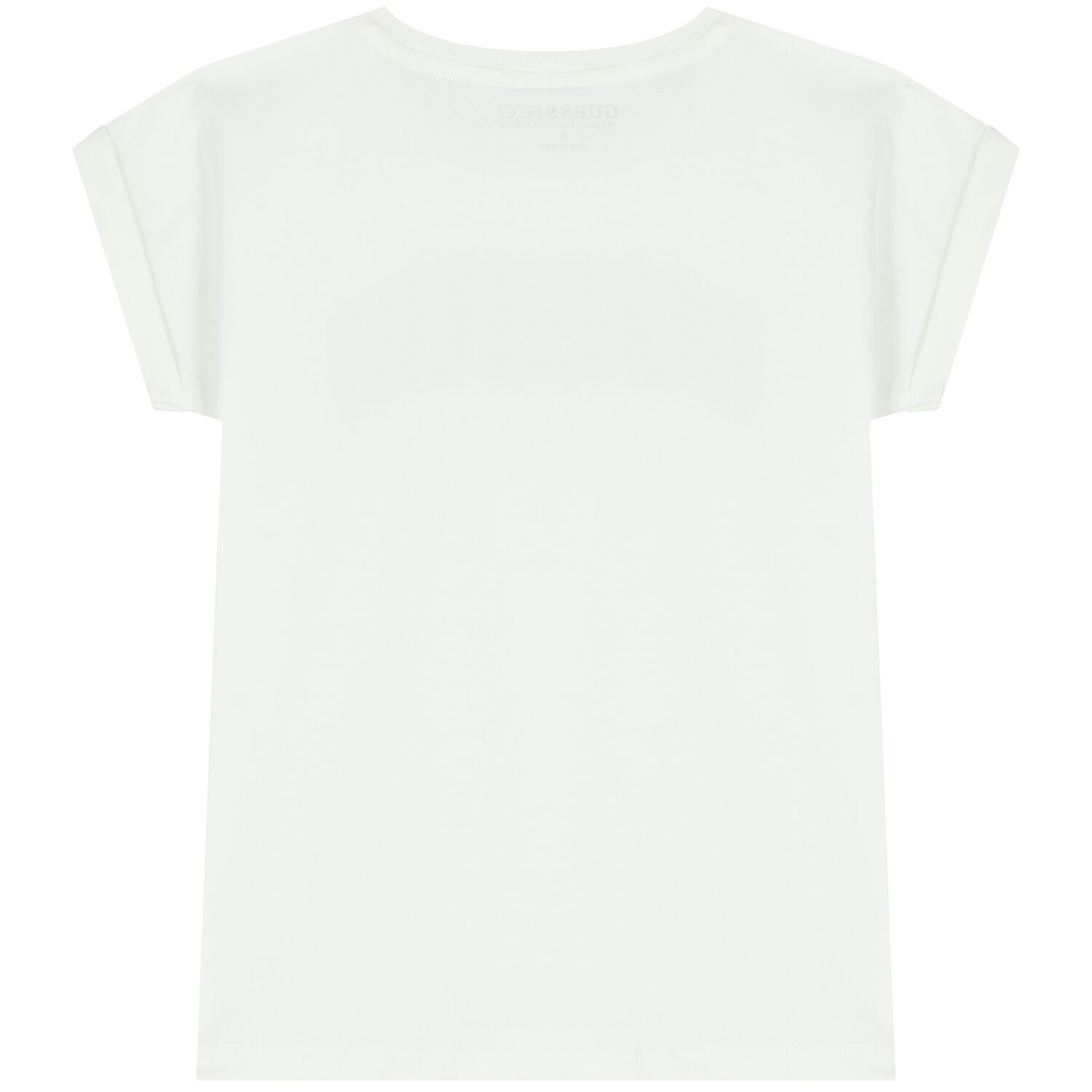 Girls Ivory Iridescent Logo T-Shirt, 1, hi-res