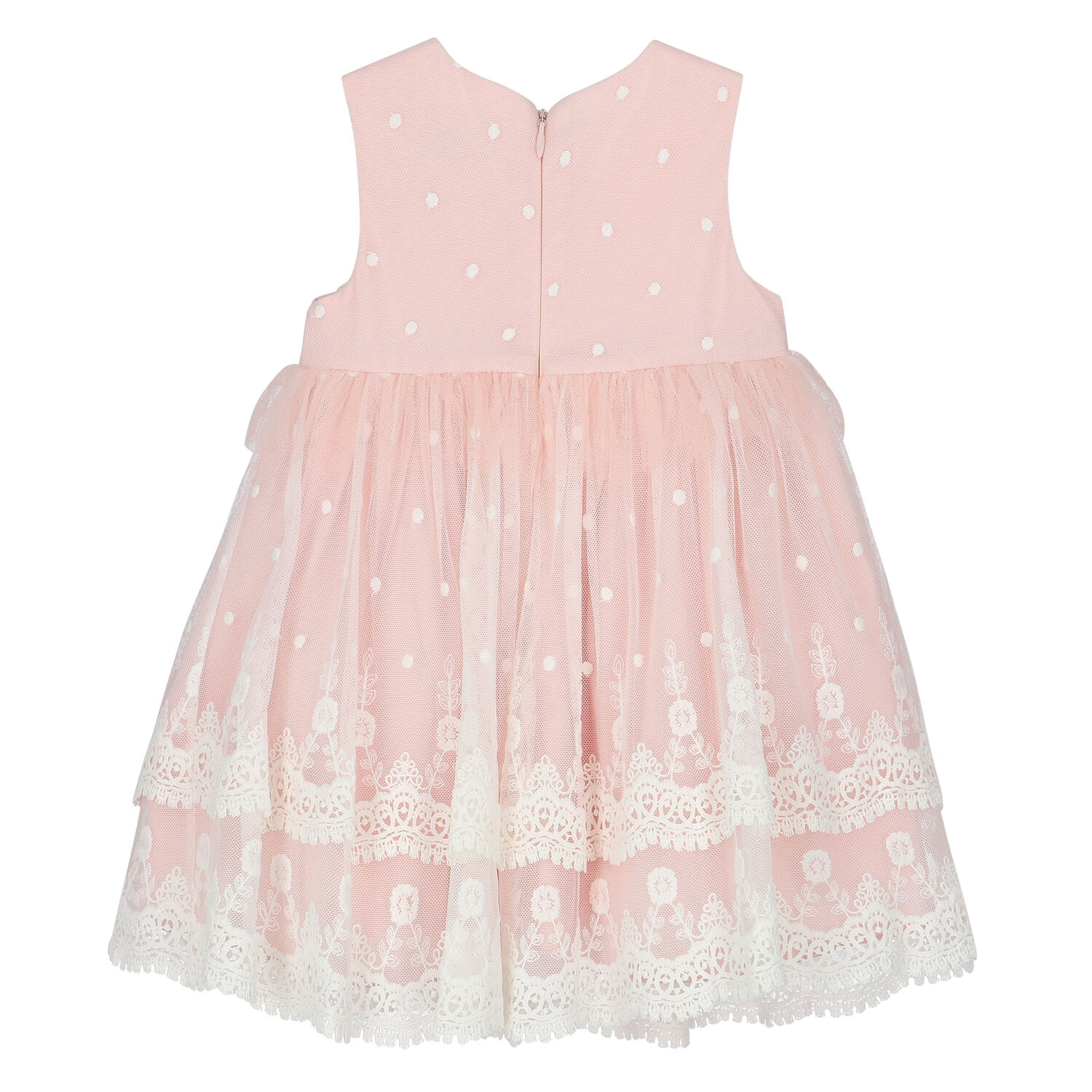 Younger Girls Pink Dress Set, 1, hi-res