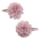 Girls Pink Flower Hairclips ( 2-Pack ), 1, hi-res