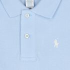 Baby Boys Blue Logo Polo Shirt, 1, hi-res