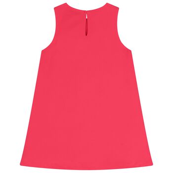 Girls Pink Flower Dress