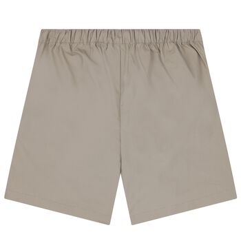 Boys Beige Logo Shorts