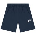 Navy Blue Logo Shorts, 2, hi-res